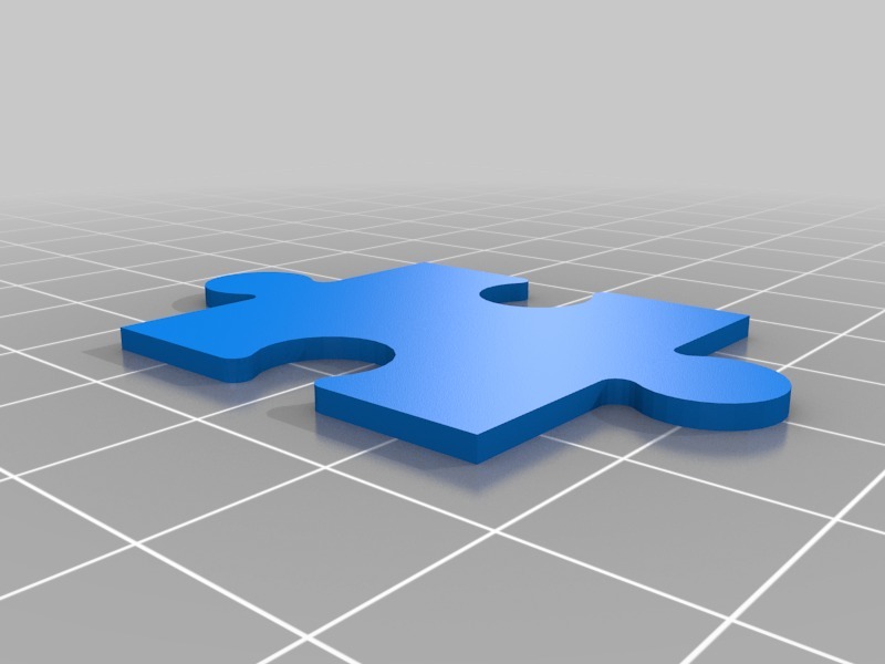 拼圖瓷磚3D打印模型