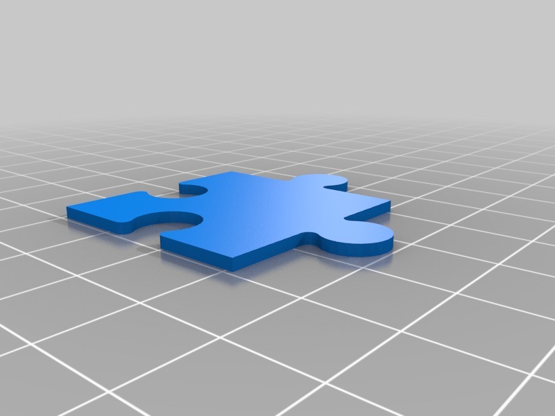 拼圖瓷磚3D打印模型