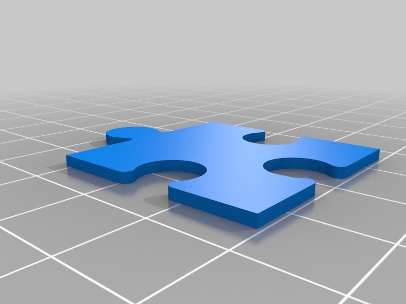 拼圖瓷磚3D打印模型