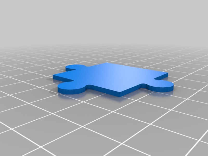 拼圖瓷磚3D打印模型