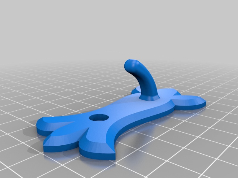 螺絲安裝裝飾涂層掛鉤3D打印模型