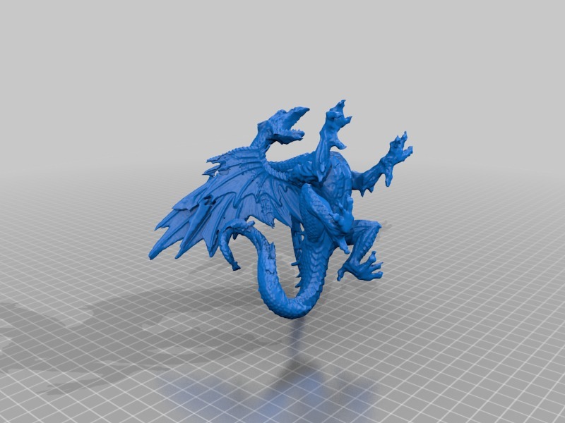 冰龍3D打印模型