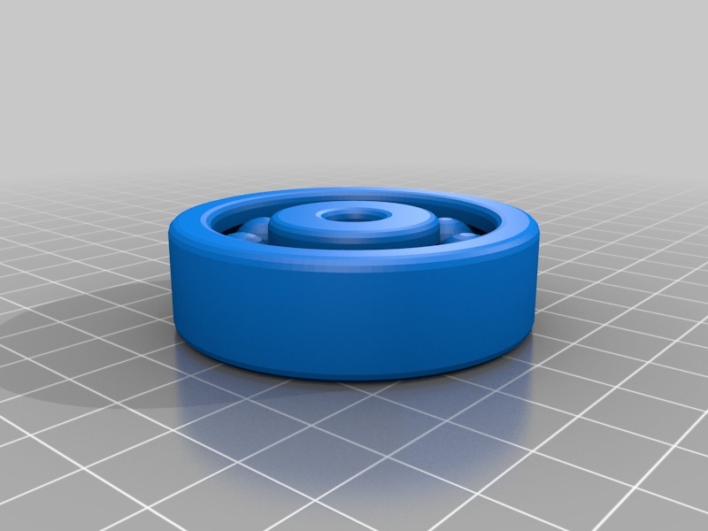 長(zhǎng)絲軸承3D打印模型