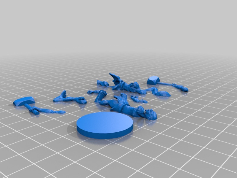 獸人手辦3D打印模型