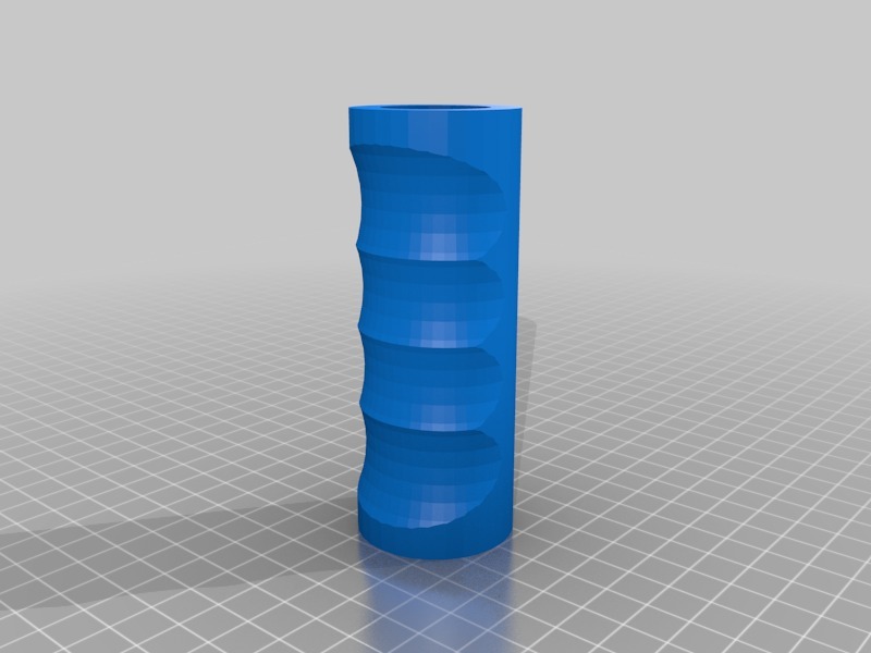 可定制的壓配合掃把和拖把手柄3D打印模型