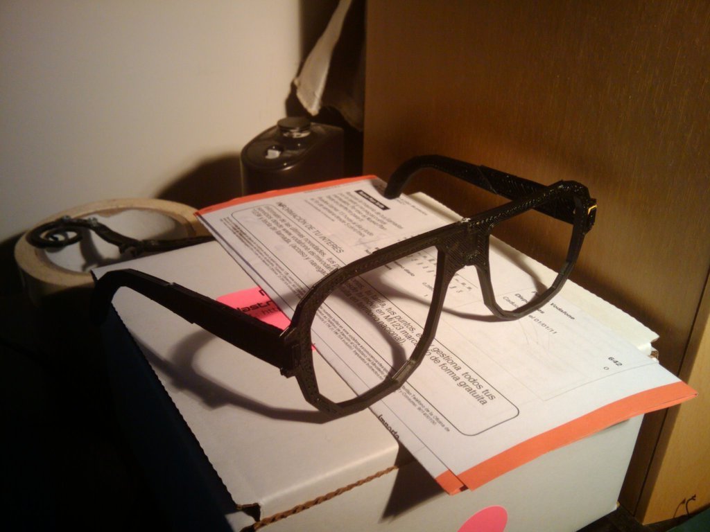 DIY眼鏡3D打印模型