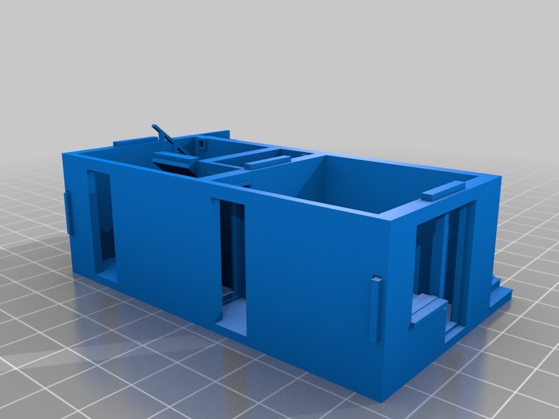 微型版本的房子3D打印模型