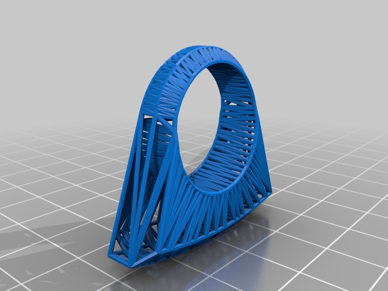 老撾口吃環(huán)3D打印模型