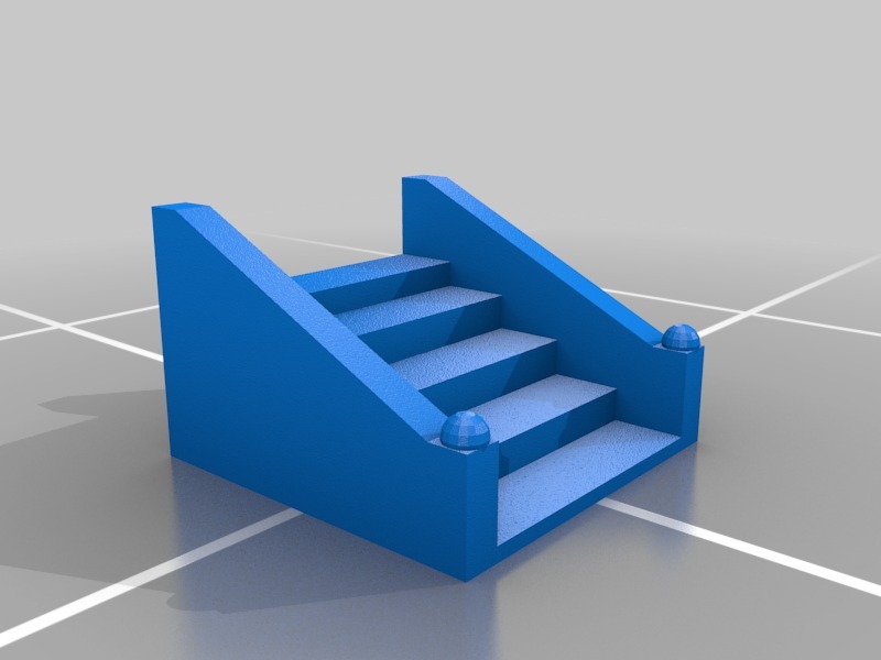 上流社會的步驟3D打印模型