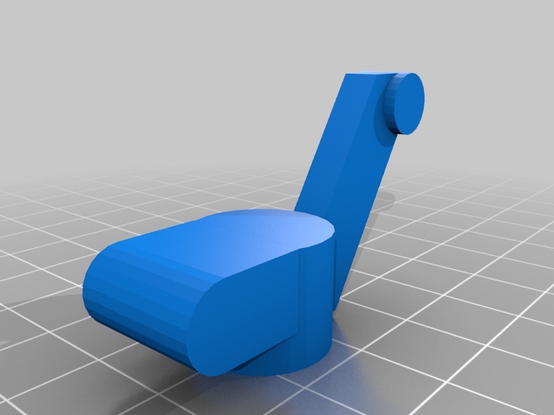 后短軸斜線車模3D打印模型