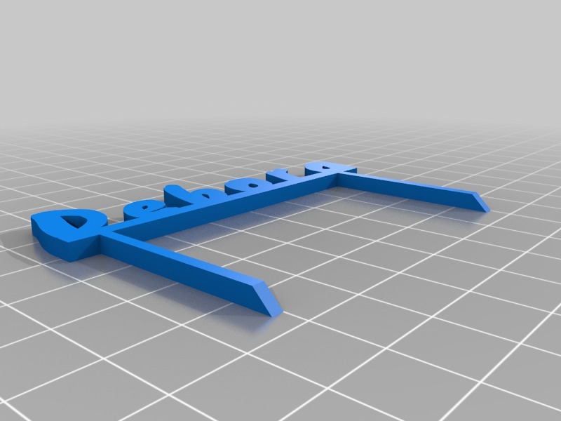 黛伯拉的標(biāo)志3D打印模型