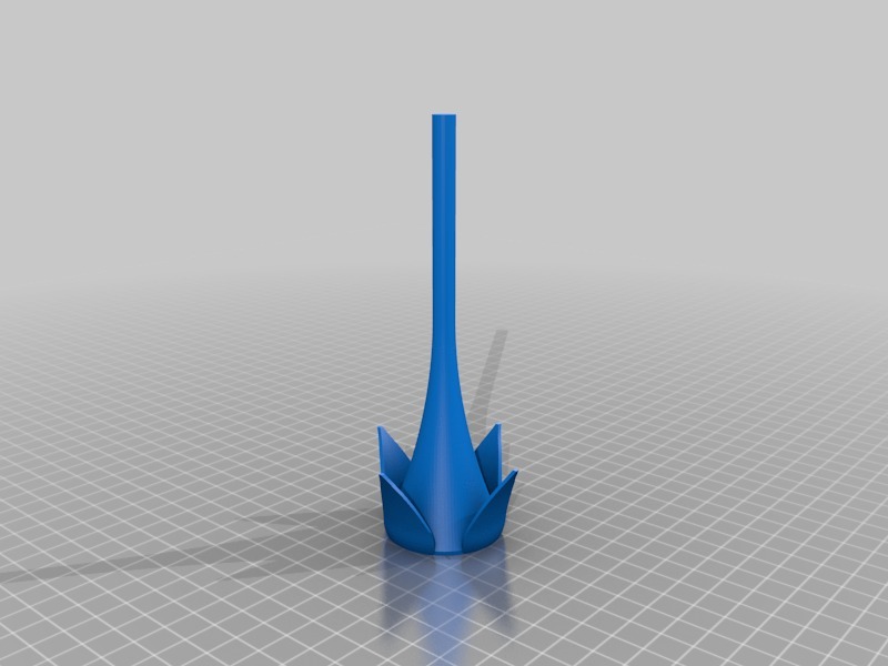 玫瑰的莖3D打印模型