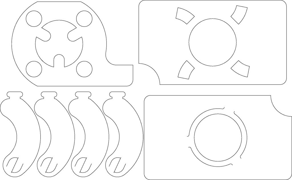 虹膜的名片3D打印模型