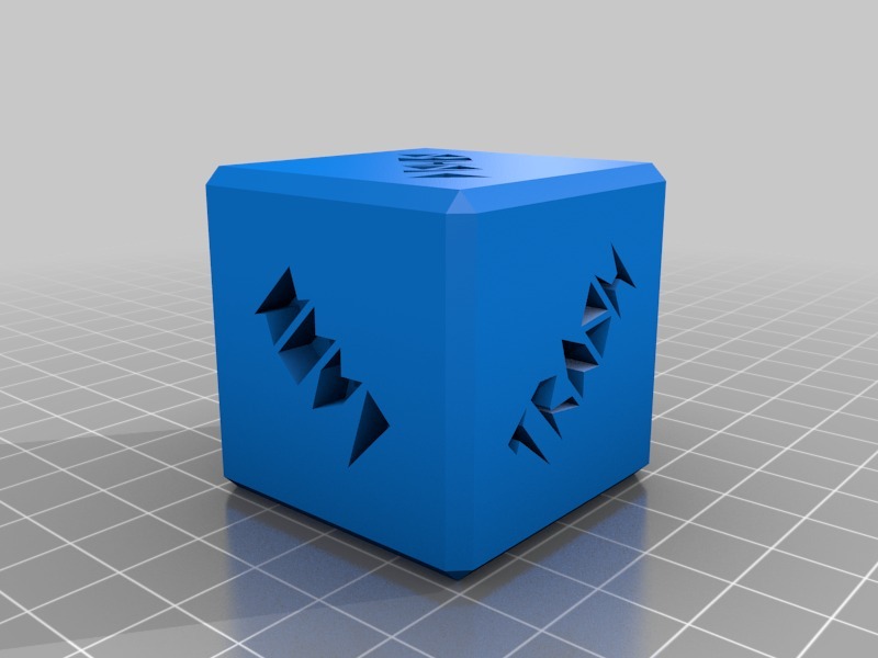 家務骰子3D打印模型