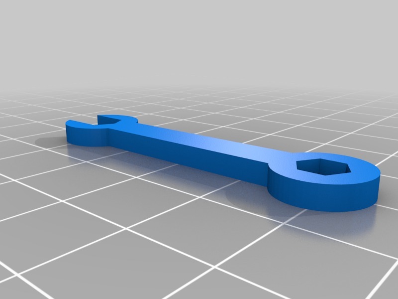 參數(shù)扳手3D打印模型