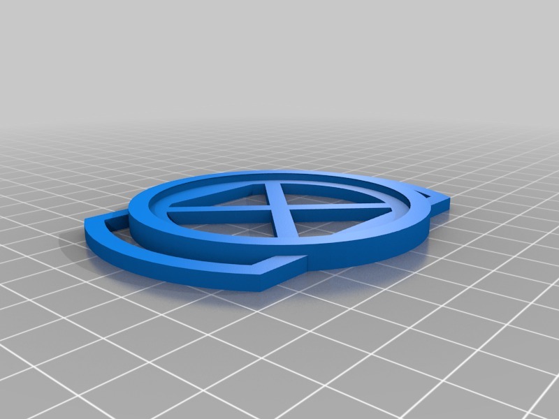 單反相機(jī)鏡頭蓋（帶扣）3D打印模型