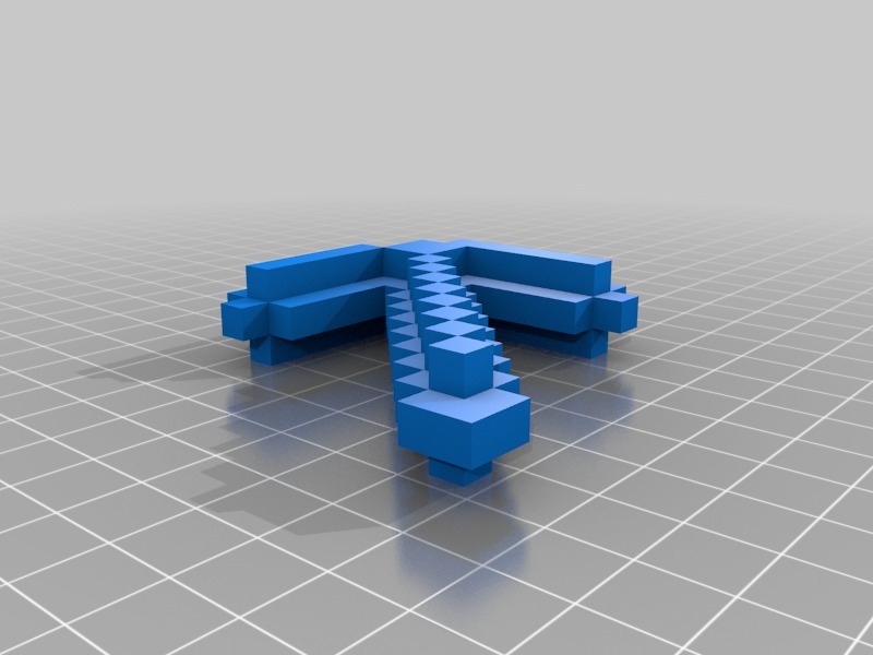 我的世界3D鎬3D打印模型