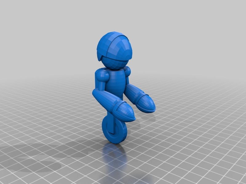 迷你機器人3D打印模型