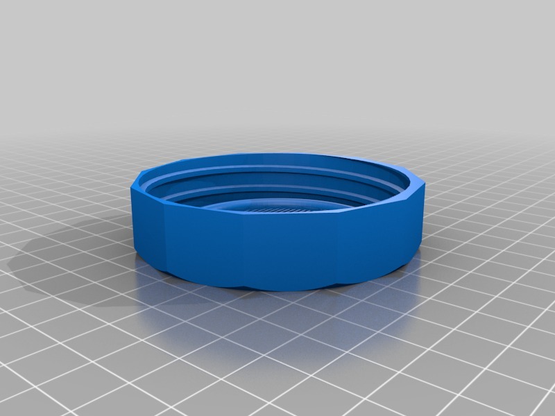 固定罐蓋3D打印模型