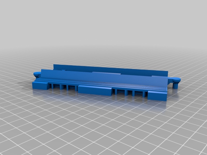 直列火車軌道3D打印模型