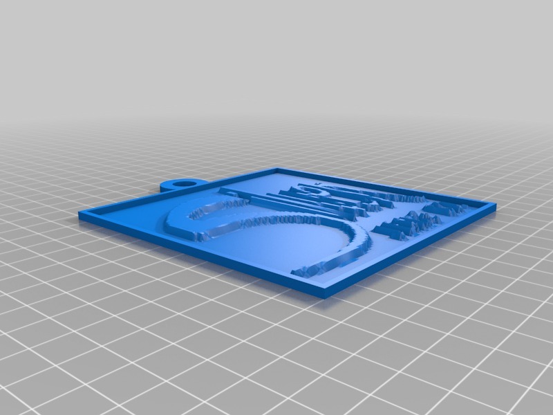 鑰匙扣Silver3D打印模型
