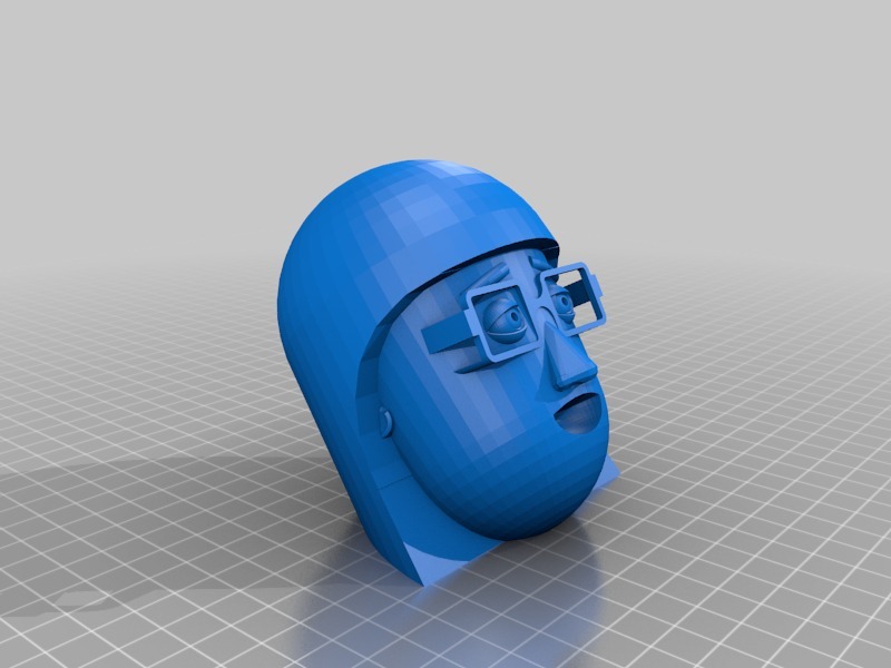 我的卡通頭像3D打印模型