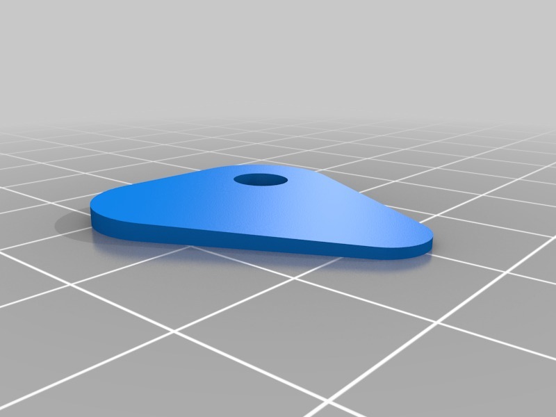 吉他撥片3D打印模型