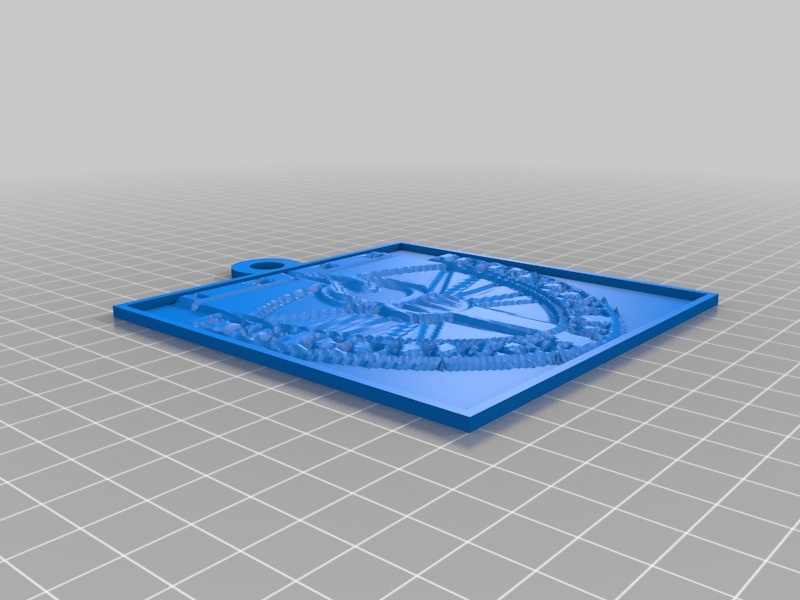 浮雕板 布魯克波特3D打印模型