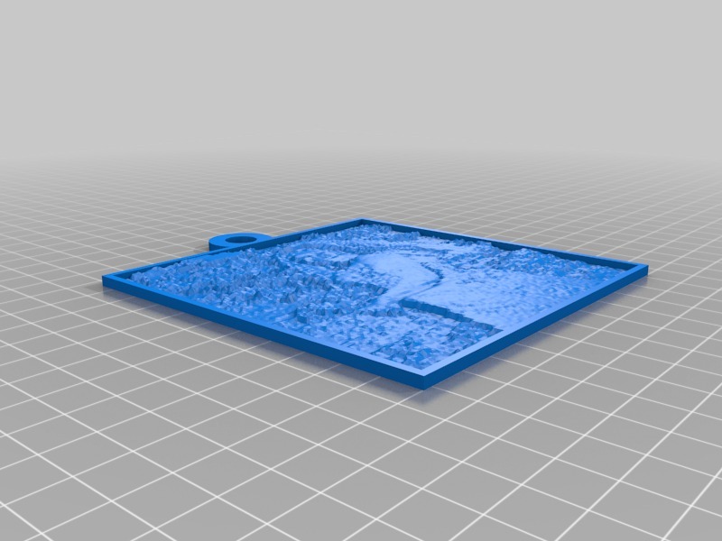 浮雕板 Lauren的婚禮3D打印模型