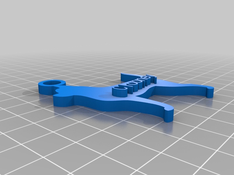 鑰匙扣3D打印模型