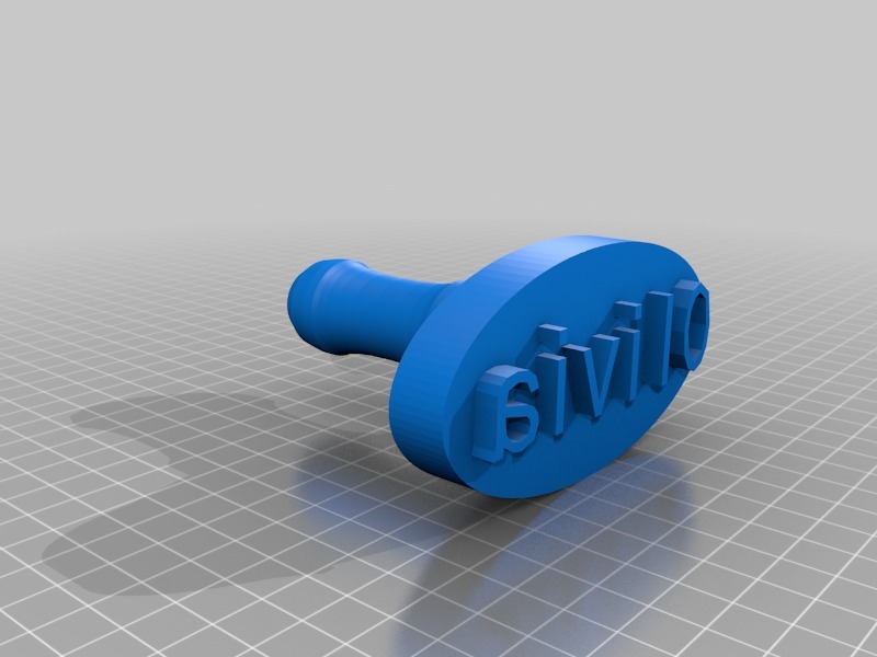 奧利維亞印章模型3D打印模型