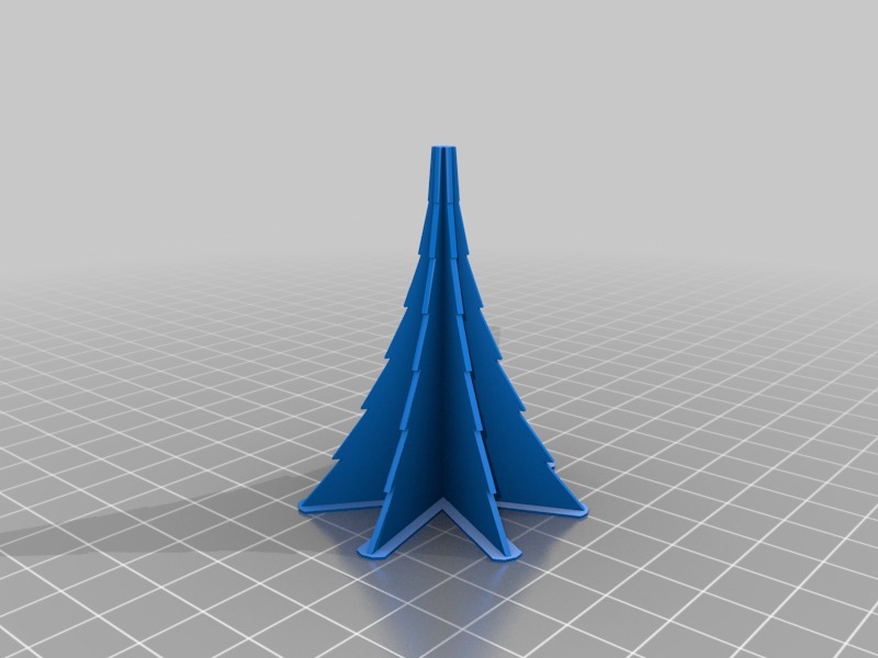 圣誕樹3D打印模型