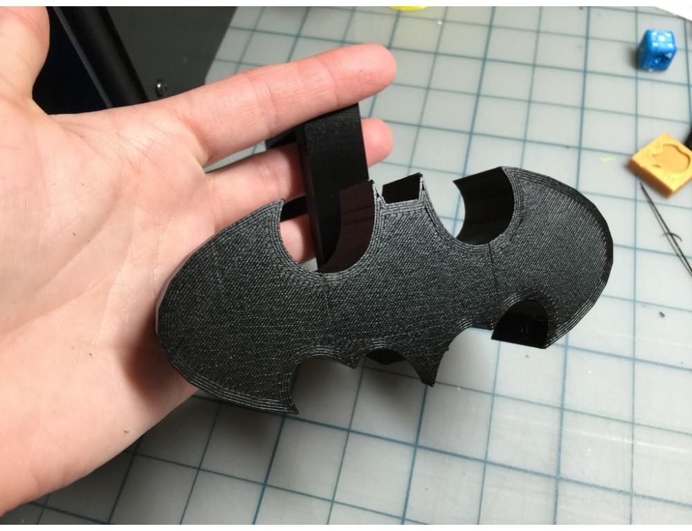 蝙蝠俠門上掛鉤3D打印模型
