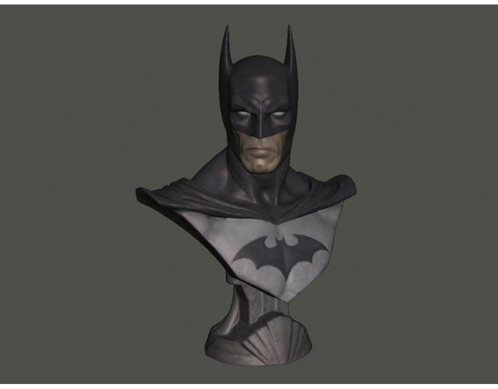 蝙蝠俠半身像3D打印模型