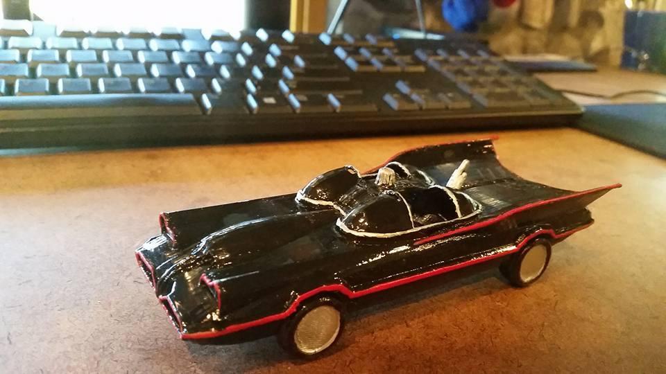 1960款蝙蝠車3D打印模型