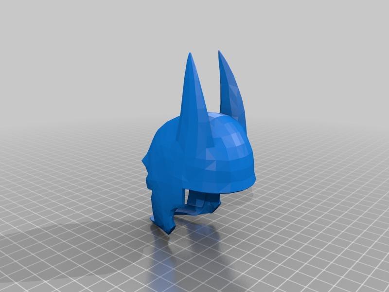 蝙蝠俠面具3D打印模型