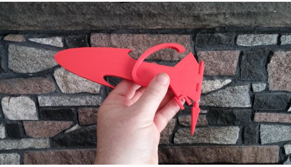 蝙蝠俠衣?lián)?D打印模型