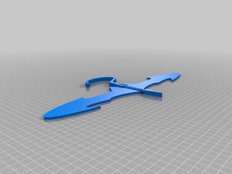 蝙蝠俠衣?lián)?D打印模型