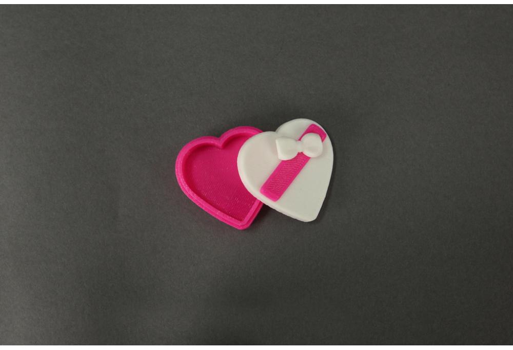 蝴蝶結(jié)愛心收納盒3D打印模型