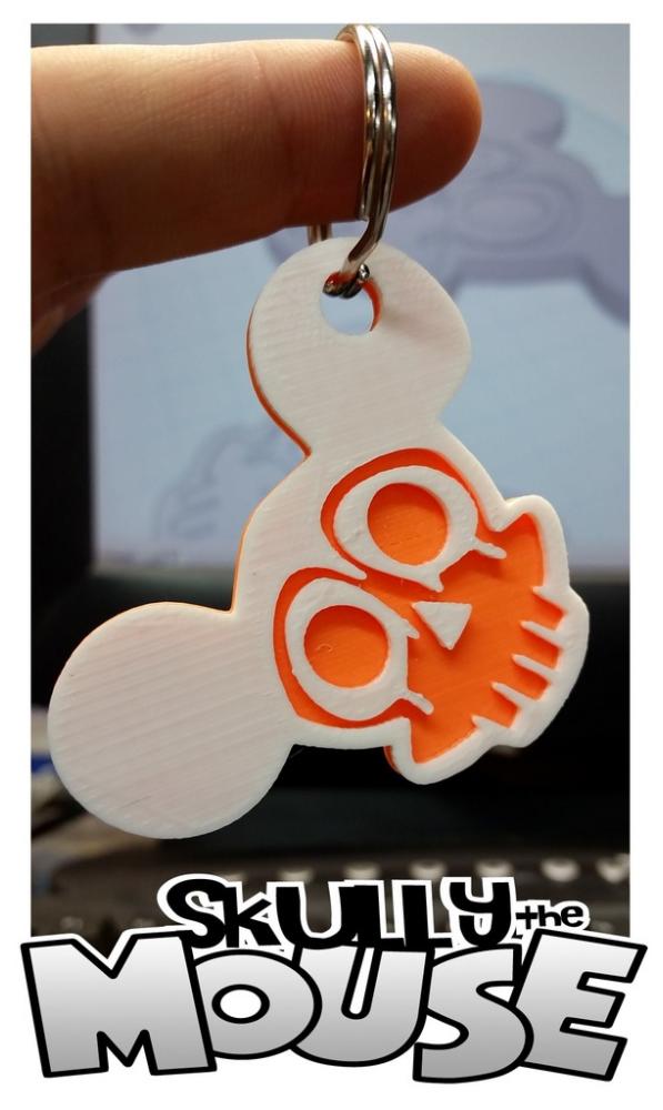 骷髏頭米奇3D打印模型