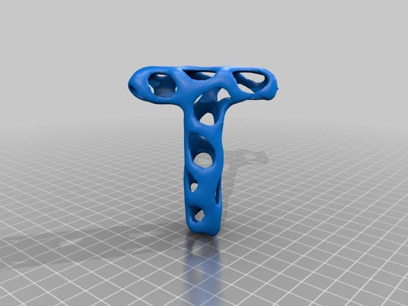 A~Z 26個立體鏤空字母3D打印模型