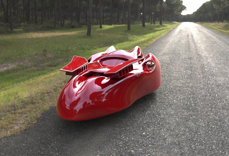 蝙蝠俠懸浮汽車3D打印模型