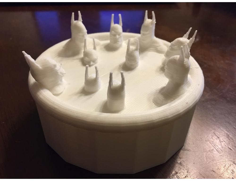 正在泡澡的蝙蝠俠3D打印模型