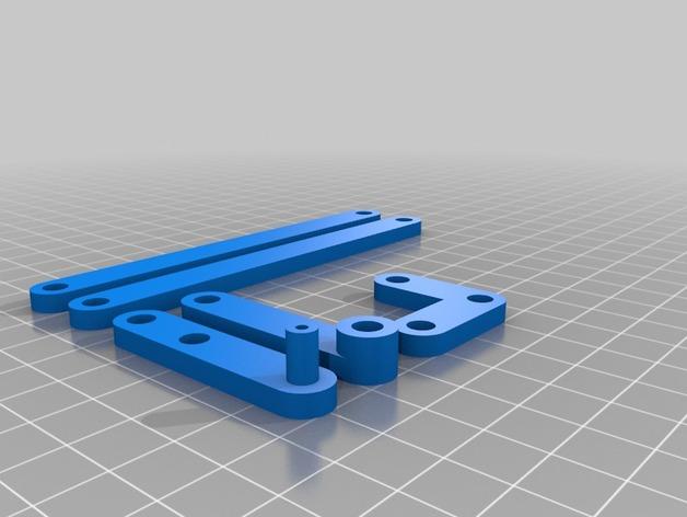 挖掘機(jī)3D打印模型