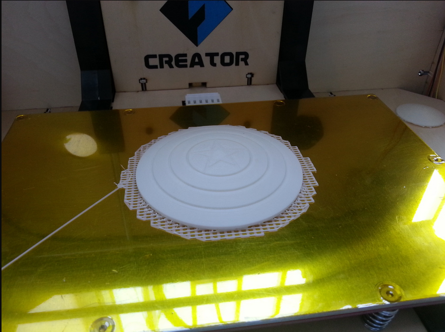 美國隊長的星星盾牌3D打印模型