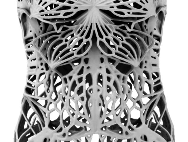 3D打印鏤空禮服長裙3D打印模型