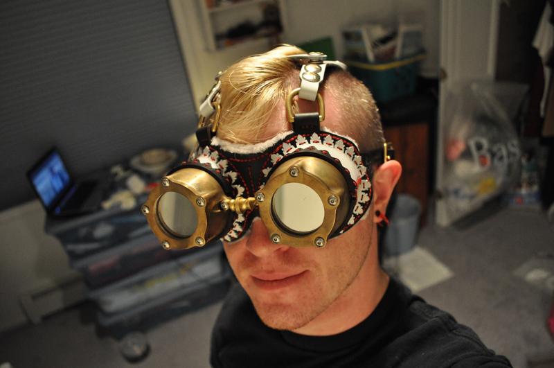 蒸汽朋克時裝：CNC護目鏡3D打印模型