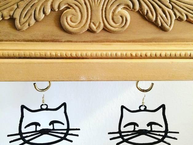 貓咪耳環(huán)3D打印模型