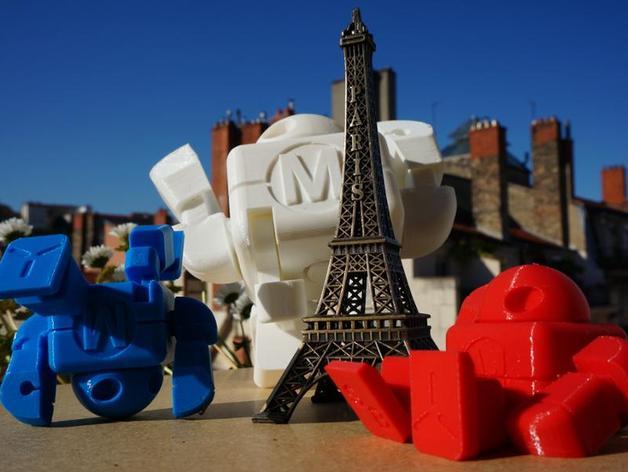 M機(jī)器人3D打印模型