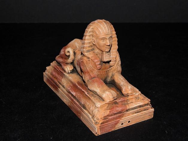 獅身人面像的雕像3D打印模型